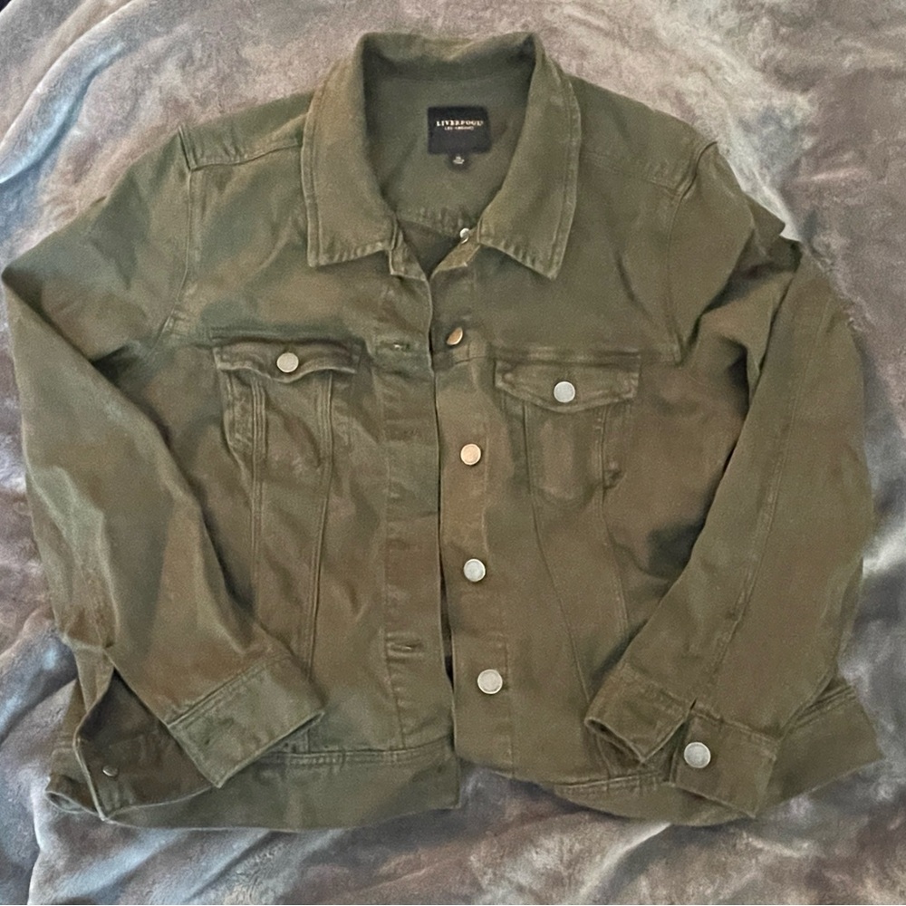 Liverpool Olive Green Utility Jacket
